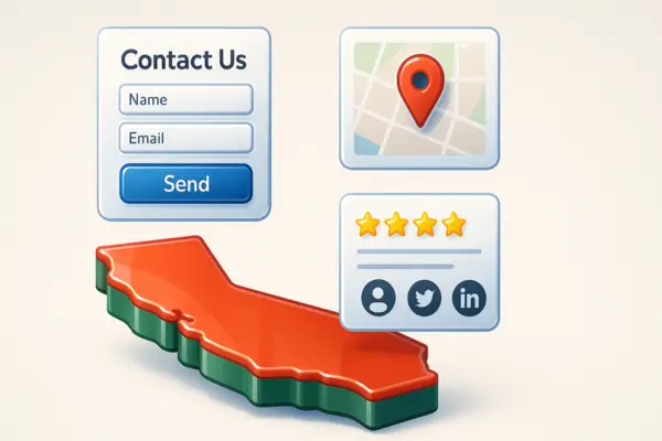 Illustration of a map with a pin on Antioch, CA